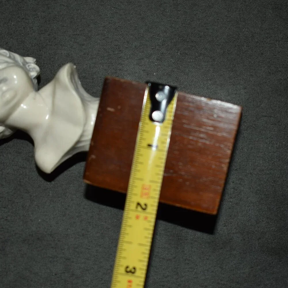 Antique Vintage Petit Resin Small Sculpture Smiling Boy Bust Decor